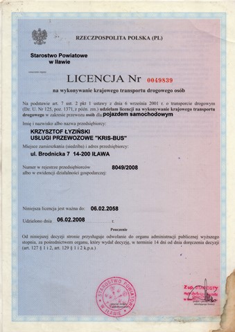 lic1 Licencja